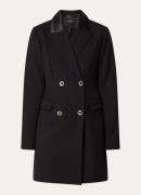 NIKKIE Oakland mini blazerjurk met schoudervulling en details van sati...