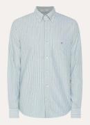 Gant Regular fit overhemd met streepprint en borstzak