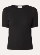 Modström Igor T-shirt met ribstructuur