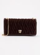 Dune London Strong clutch met quilt patroon