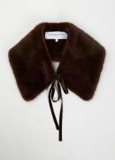 Gerard Darel Reva kraag van imitatiebont