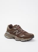New Balance 9060 sneaker van mesh met details van nubuck
