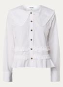 Ganni Blouse met ruches