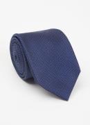 Profuomo Stropdas van zijde met stippenprint