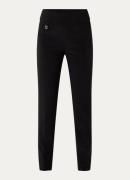 Joseph Ribkoff High waist tapered fit pantalon met persplooi