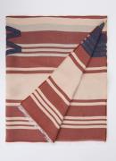 MaxMara Gallo sjaal met streepprint 184 x 82 cm