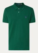 Ralph Lauren Custom slim fit polo van piqué katoen