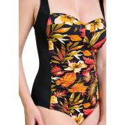 Maillot de bain 1 pièce bustier imprimé floral