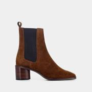 Bottines cuir suède Bergamote