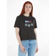 T-shirt coupe droite, manches courtes