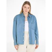 Chemise en jean, poche poitrine