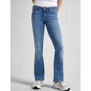 Jean flare, slim fit, taille basse