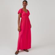 Robe maxi longue, manches volantées