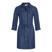 Robe chemise en denim