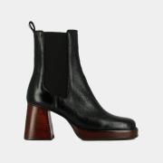 Bottines élastiquées en cuir Becca plateforme