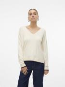 Pull en fine maille, col V