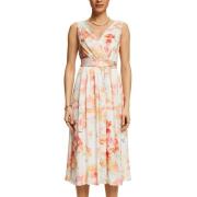 Robe longue col croisé