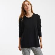 Pull cachemire col rond fine maille volume ample