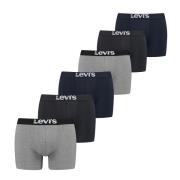 Lot de 6 boxers unis en coton