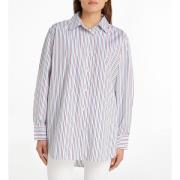 Chemise ample rayée, manches longues