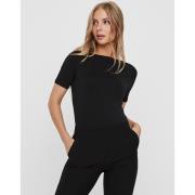 T-shirt encolure bateau manches courtes