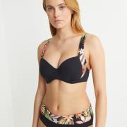 Haut de maillot de bain emboîtant, imprimé floral