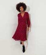 Robe mi-longue, manches longues