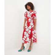 Robe imprimée col rond Renee