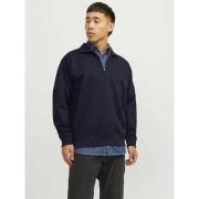 Sweat col polo demi-zippé