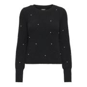 Pull en fine maille orné de perles