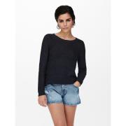 Pull fine maille col bateau