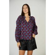 Blouse col V