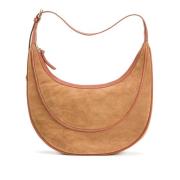 Sac hobo en croûte de cuir, Signature ALIZEE