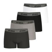 Lot de 4 boxers Basic Coton