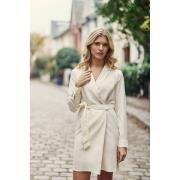 Robe portefeuille fluide, manches longues ROMA