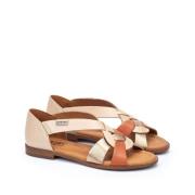 Sandales plates en cuir Algar.