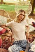 Pull maille fine, col rond manches courtes MARILOU