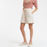 Short en coton, à taille élastiquée