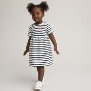 Robe rayée manches courtes, molleton