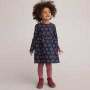 Robe manches longues en molleton, imprimé oiseaux