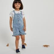 Salopette courte en jean