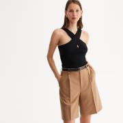 Débardeur bretelles croisées, sans manches