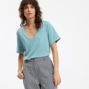 Tee shirt col v manches courtes