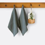 Lot de 2 torchons lin lavé Victorine