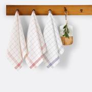 Lot de 3 torchons métis coton-lin Colas
