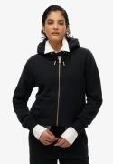 Sweat à capuche zippé à logo Essential