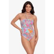 Maillot de bain 1 pièce bustier Amara Patchwork