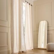 Rideau en lin lavé anneaux, Private