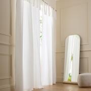 Rideau en lin doublé à nouettes, Colin