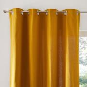 Rideau uni coton natté oeillet Panama